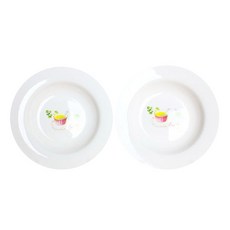 LKmade Garden Party系列骨瓷義大利麵盤, 2件, 混色