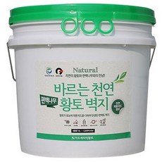 내추럴 바르는천연황토벽지 편백나무, 그린색, 5kg, 1개
