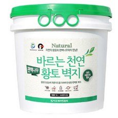 내추럴 바르는천연황토벽지 편백나무, 블루색, 10kg, 1개