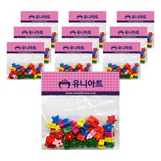 Uniart 2000形狀珠子, 38 號, 10片