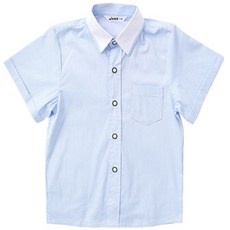 JACKID 雙色領短袖襯衫