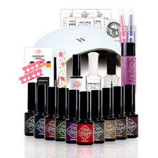 withshyan 一步凝膠二級美甲全套, 29種, 1套