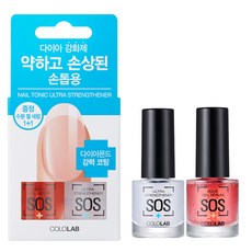 컬러랩 네일토닉 시스템 울트라 스트랭스너 + 아쿠아 젤 세럼, 10ml, 1개