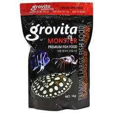 그로비타 대형 열대어 전용사료, 1kg, 1개