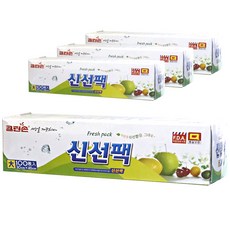 크린손 신선팩 대, 100개, 4개