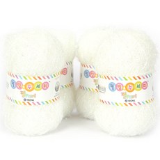 YEONIL 水洗毛線球, Pearl 1, 4球