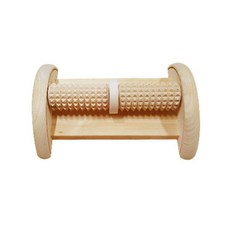 HINOKI ART 頂級扁柏滾輪足部指壓器 禮品用 1層, 混合色, 1個