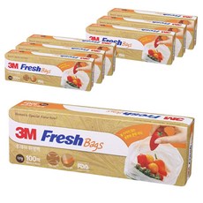 쓰리엠 후레쉬 뽑아쓰는 위생백 대형, 100개입, 7개