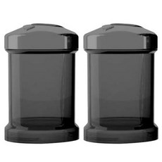 TWISTSHAKE 奶粉儲存盒 100ml, 黑色, 2入