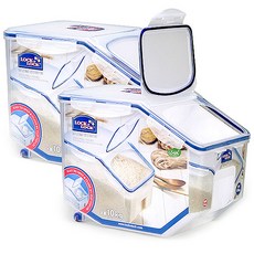 락앤락 쌀통 10KG (12L), 혼합색상, 2개