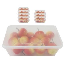 황씨네도시락 PP내열 1칸 일회용도시락, 8개, 1개