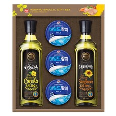 Haepyo 精選食用油+罐頭禮盒 S26號+提袋, 1套