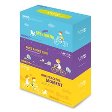 리빙티슈 소프트 미용, 250매, 3개