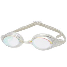 AQUWIN CR100RVM 選手用泳鏡 彩虹鏡面泳鏡 4種顏色, 選擇:RVGD/CL, 1個