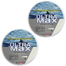 SAPA Ultra Max 尼龍釣魚線 150 m 2入, 透明