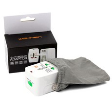 위시 올인원 여행용 어댑터, 여행용어댑터-(파우치O), 1개