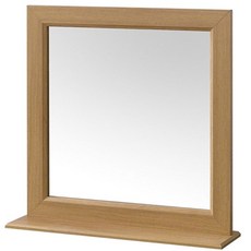 立式方形鏡 600*600mm, 金合歡