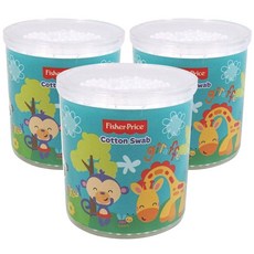 fisher-price 費雪 棉花棒 藍色款, 200入, 3盒