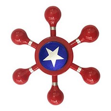 신광사 피젯스피너GN-8008 메탈고급 히어로방패, 혼합 색상, 1개