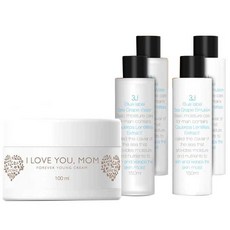 borntree 男士保養品 5入組, 水 150ml x 2 + 乳液 150ml x 2 + 奶油 100ml, 1套