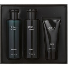 It'S SKIN Urban Classic 3 件套特殊男士護理套組, 爽膚水 180ml + 乳液 180ml + 面霜 80ml, 1套