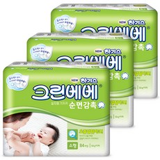 하기스 크린베베 순면감촉 일자형 기저귀 아동공용, 2단계, 252매