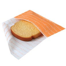 Oh My Pack 橙色食品淋膜紙袋, 100入, 1組