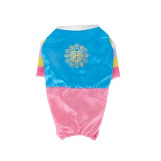 you're a peach 狗狗男款韓服, 粉色+天藍色