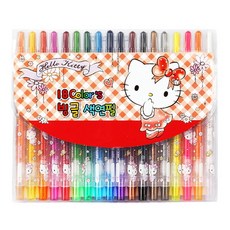 헬로키티 빙글 색연필 랜덤 발송, 18색