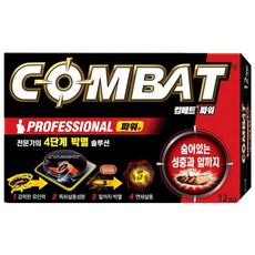 [패키지훼손 할인] 컴배트 파워 살충제 작은바퀴용 12개입, 1개