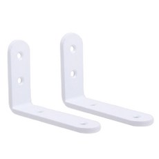 Choishardware 簡單堅固的架子, 白色, 2件