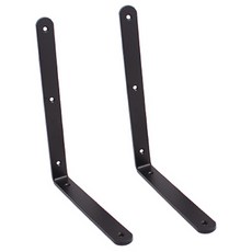 巧思五金 簡約堅固層架, 黑色, 2個