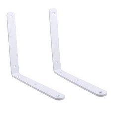 Choice Hardware 簡約堅固層架托架 白色, 2個