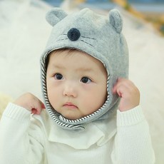 무슈 신생아용 러브슈 방한모