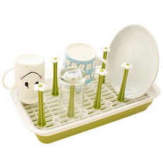 메이토쿠 사각컵건조대 그린, 1개