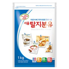 Seoul Milk 首爾牛奶 脫脂奶粉, 1kg, 1個