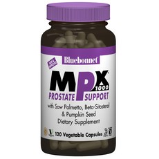 블루보넷 MPX 1000 프로스테이트 서포트 글루텐 프리 비건 베지터블 캡슐, 1개, 120정