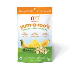 너쳐미 얌-아-루스 어린이 스낵, 완두콩,바나나,파인애플(Pea,Banana,Pineapple), 1개