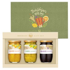 bokumjari 茶26號禮盒, 柚子茶 480g+木瓜茶 480g+水梨桔梗茶 470g, 1盒