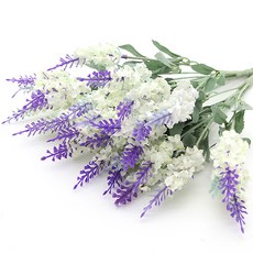 Happy Village 仿真薰衣草叢, 混合色, 3個