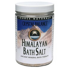 Source Naturals 크리스탈 밸런스 히말라얀 배스 솔트, 454g, 1개
