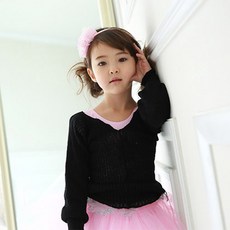아리코 여아용 니트워머 스웨터