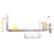 DECOSIN 不鏽鋼餐具瀝水收納架, 單色