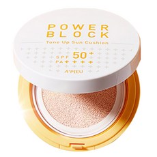 어퓨 파워블록 톤업 선쿠션 SPF50+ PA++++, 14g, 1개