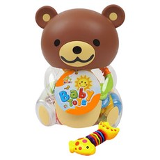 오즈토이 곰돌이 베베 딸랑이세트, 혼합 색상, 1개