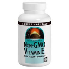 소스내츄럴스 Non-GMO 비타민 E 400IU 타블렛, 1개, 30정