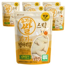 아이배냇 스틱 유기농 쌀과자, 6개, 병아리콩