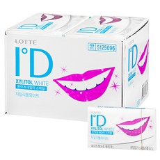 LOTTE 樂天 ID木醣醇口香糖 WHITE款, 25g, 14盒