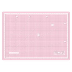아날로그 반투명 커팅매트 A4, 핑크, 1개
