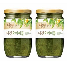 복음자리 잘게 다진 오이피클, 400g, 2개
